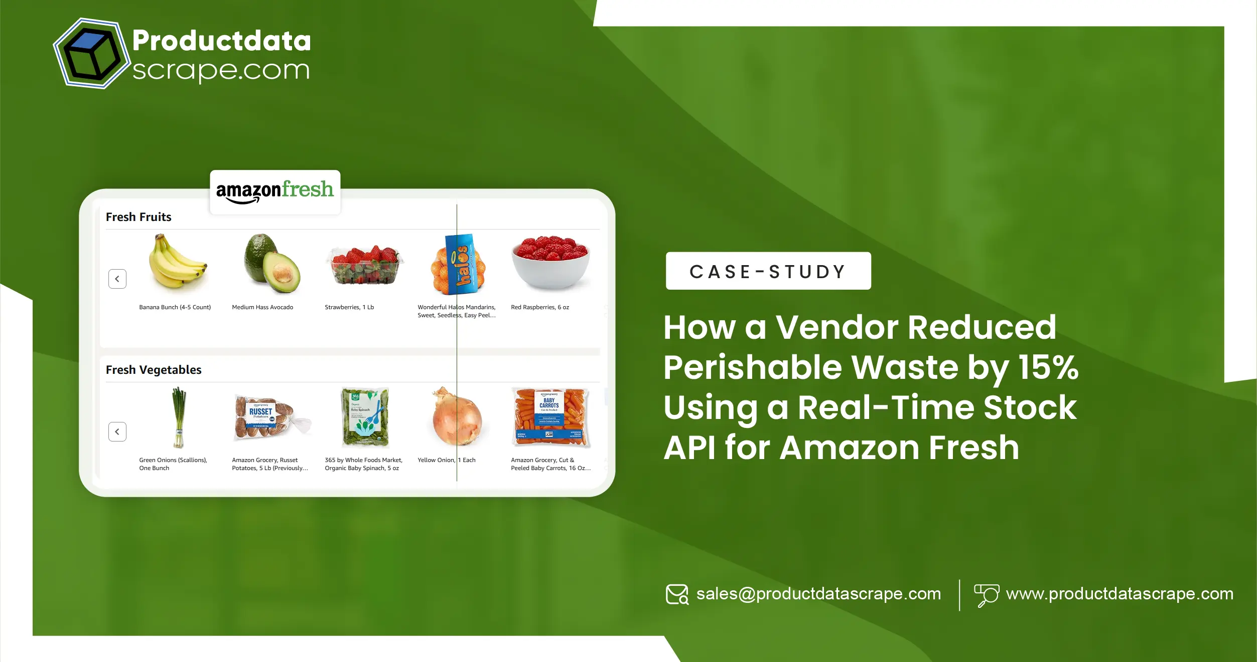 How a Vendor Reduced Perishable Waste by 15% Using a Real-Time Stock API for Amazon Fresh